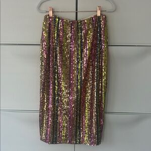 Leith Multicolor Sequin Pencil Skirt
